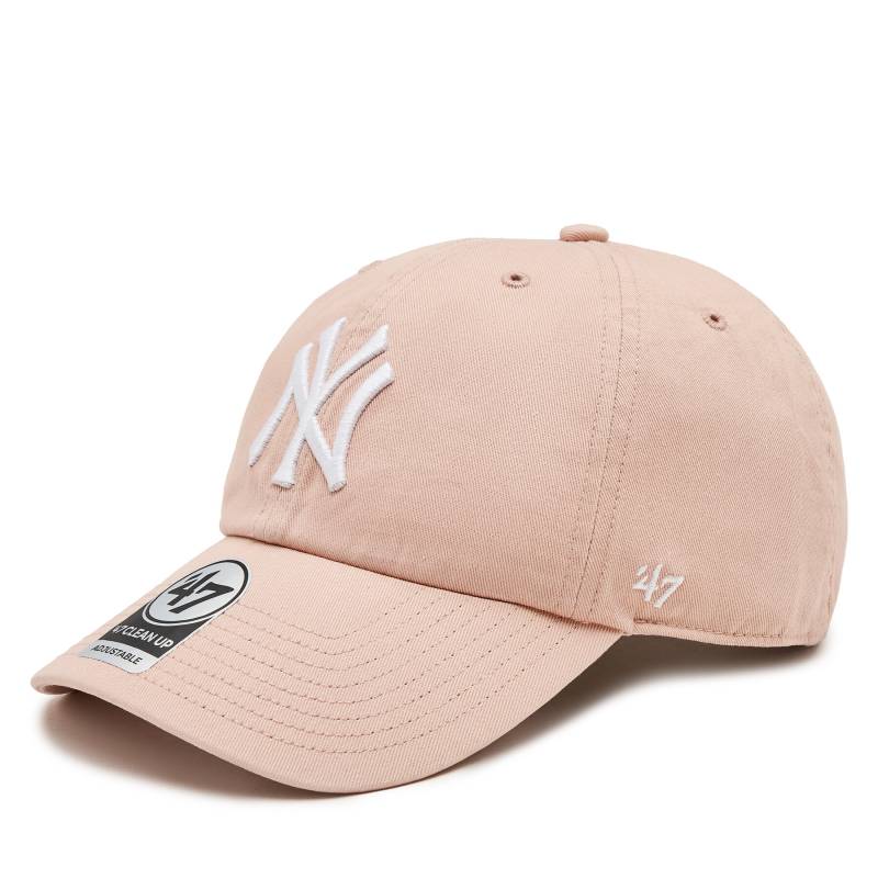 Cap 47 Brand Mlb New York Yankees '47 Clean Up W/ No Loop Label B-NLRGW17GWS-DVA Orange von 47 Brand