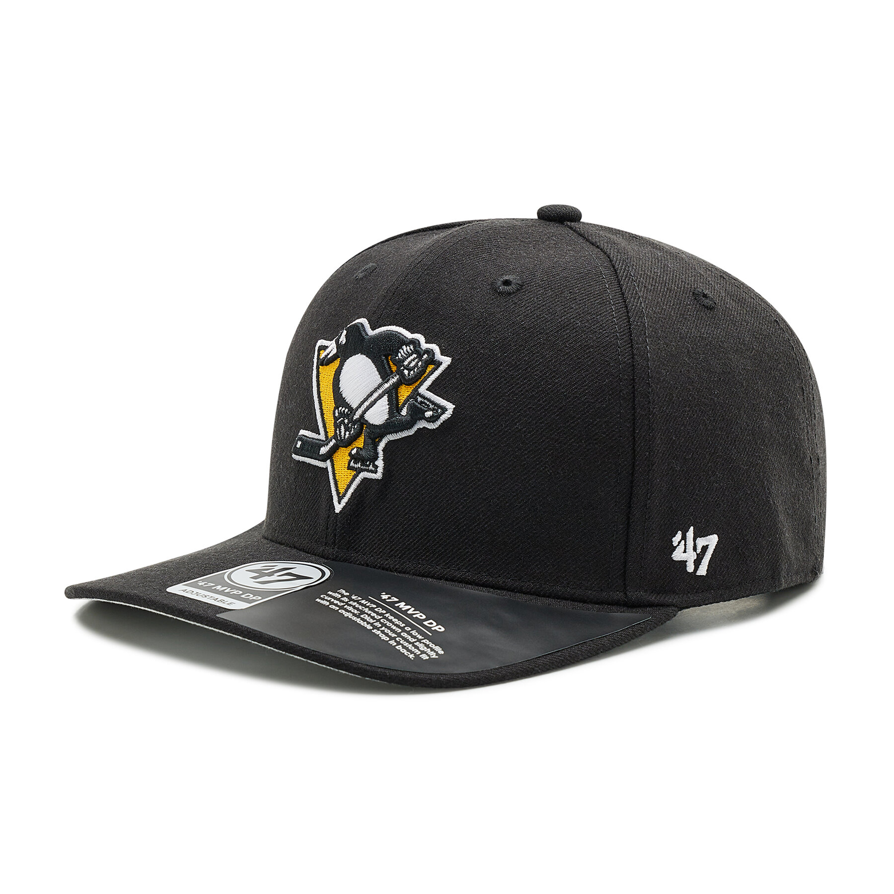 Cap 47 Brand Nhl Pittsburgh Penguins Mvp Dp H-CLZOE15WBP-BKA Black von 47 Brand