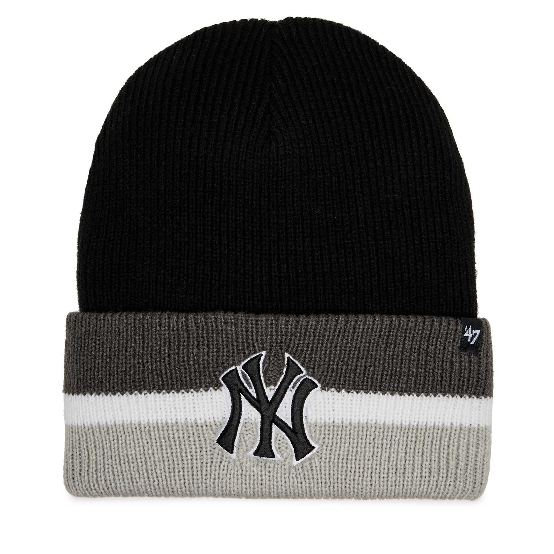 Mütze 47 Brand MLB New York Yankees Split Cuff 47 B-SPLCC17ACE-BK Black von 47 Brand