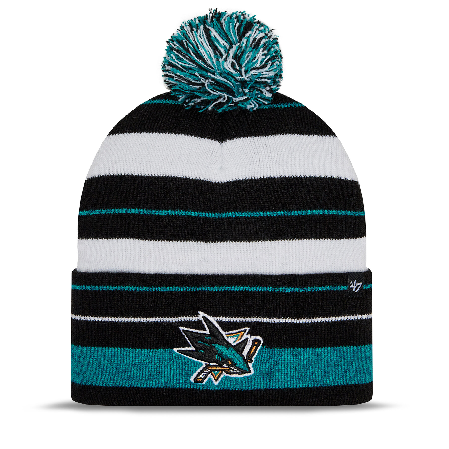 Mütze 47 Brand NHL San Jose Sharks Power Line '47 H-PLINE22ACE-BK Black von 47 Brand