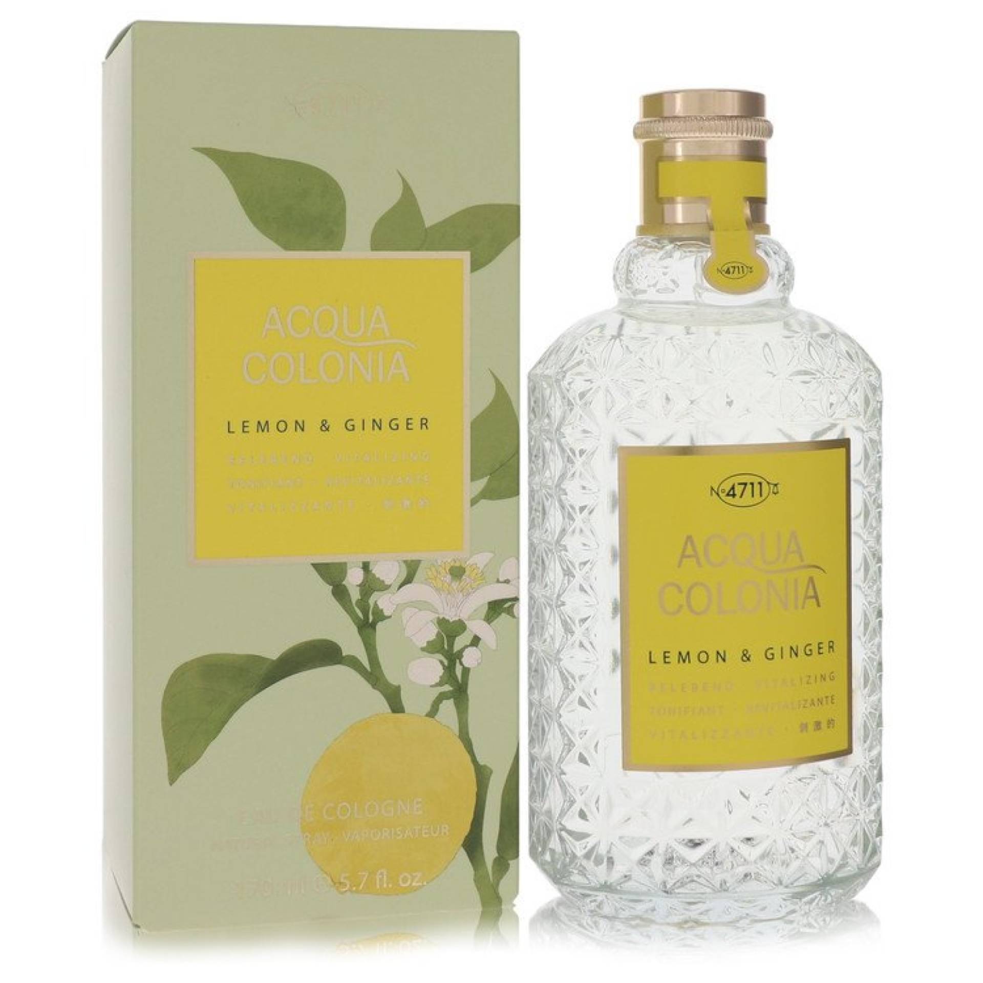 4711 ACQUA COLONIA Lemon & Ginger Eau De Cologne Spray (Unisex) 169 ml von 4711