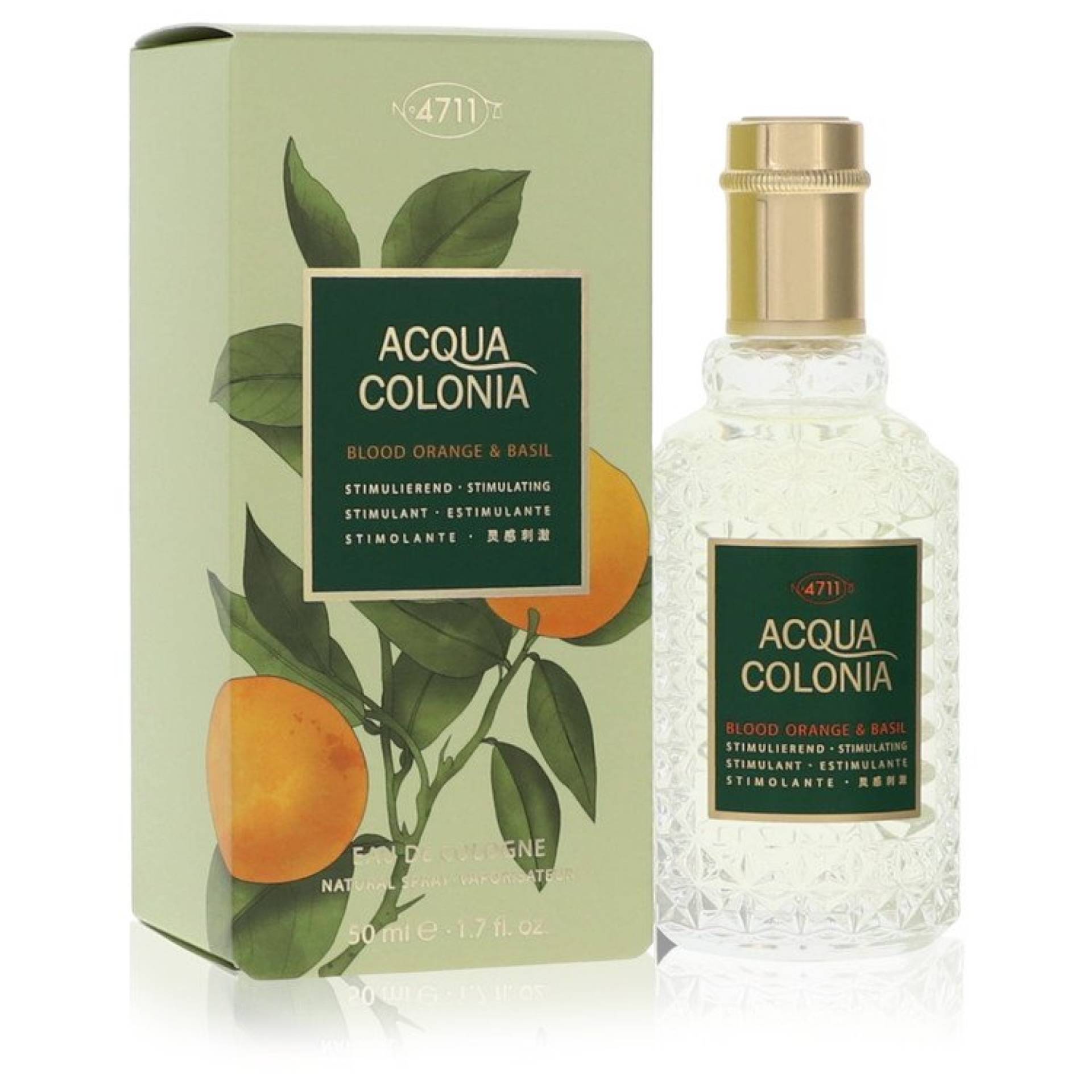 4711 Acqua Colonia Blood Orange & Basil Eau De Cologne Spray (Unisex) 50 ml von 4711