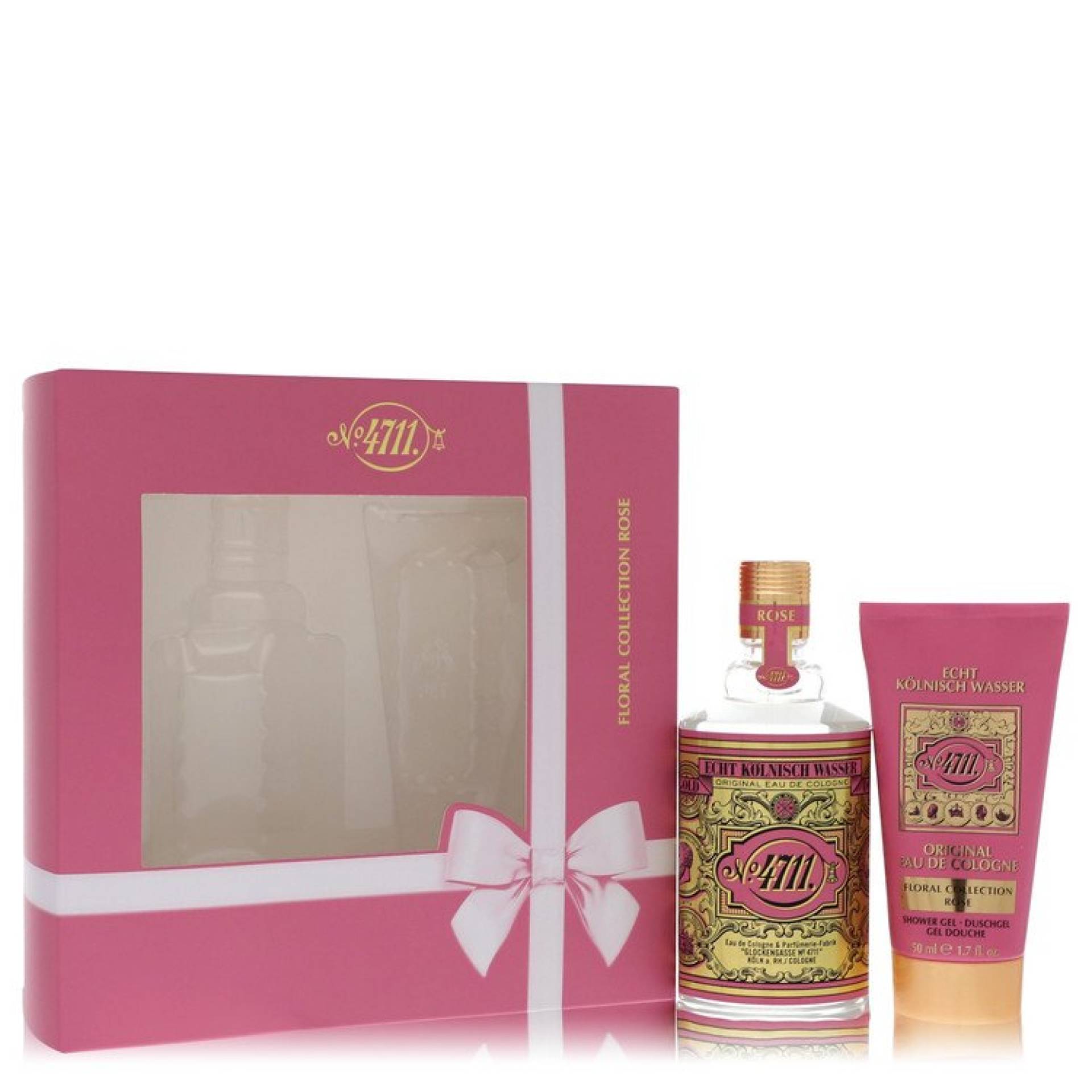 4711 Floral Collection Rose Gift Set -- 100 ml Eau De Cologne Spray + 50 ml Shower Gel von 4711