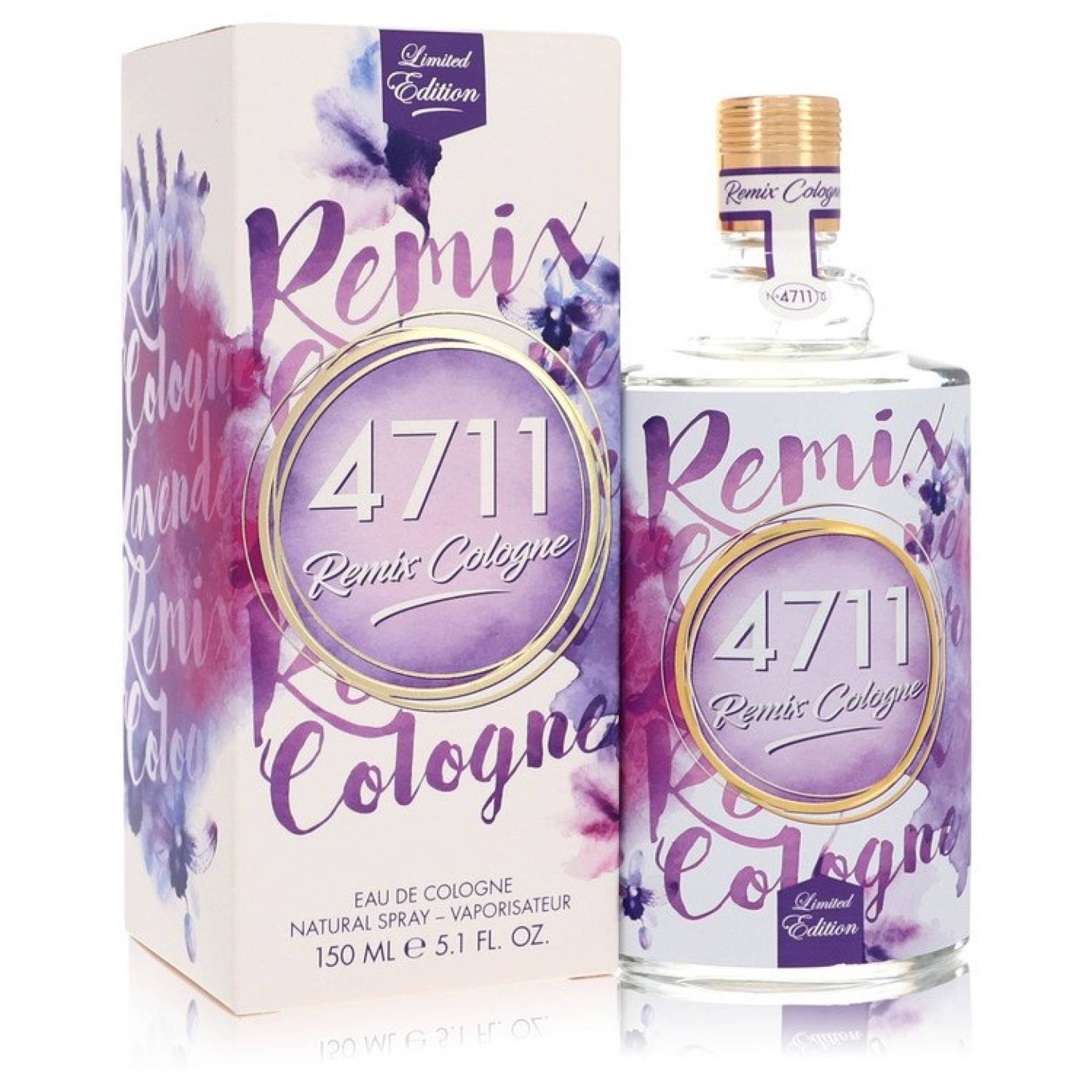 4711 Remix Lavender Eau De Cologne Spray (Unisex) 151 ml von 4711