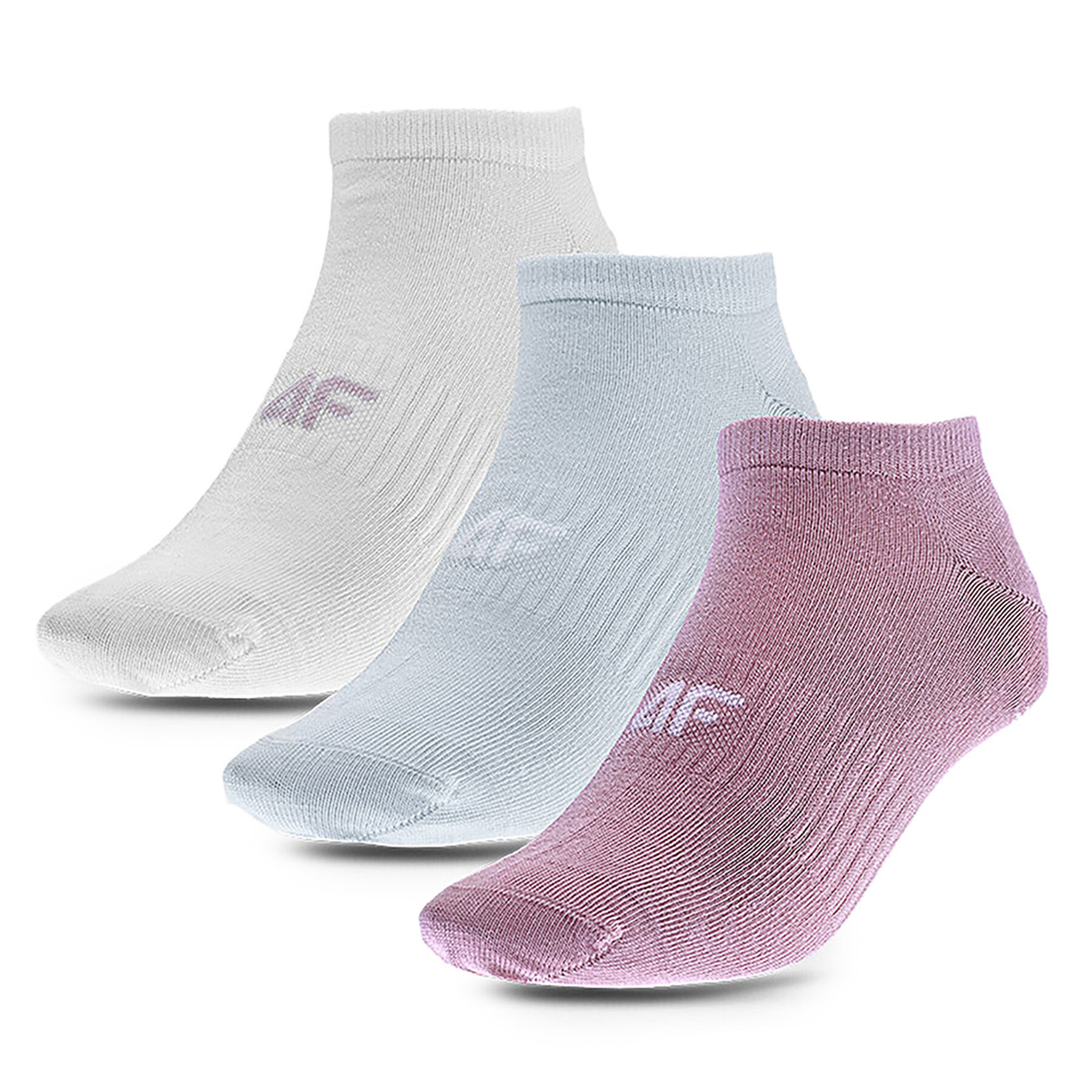 3er-Set Damen Sneakersocken 4F 4FWMM00USOCF276 90S von 4F