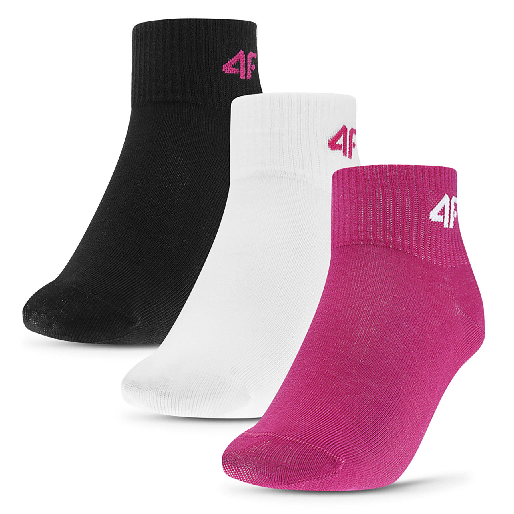 3er-Set niedrige Kindersocken 4F 4FJWAW23USOCF228 90S von 4F