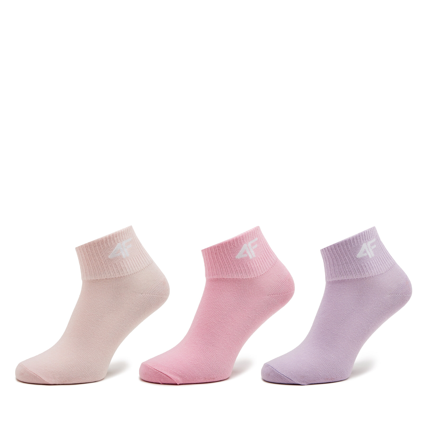 3er-Set niedrige Kindersocken 4F 4FJWSS24USOCF249 90S von 4F