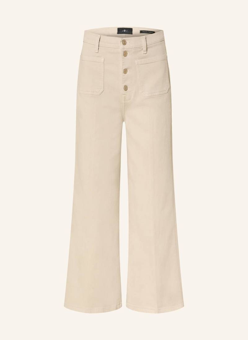 7 For All Mankind 7/8-Hose weiss von 7 For All Mankind
