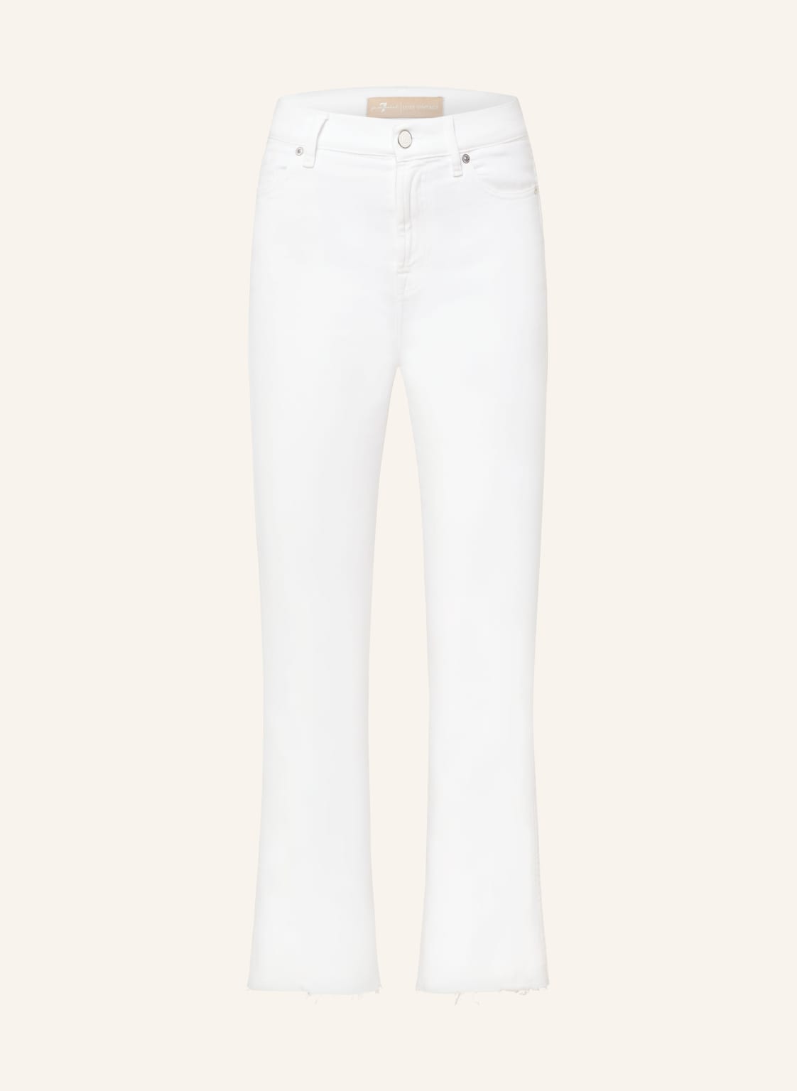 7 For All Mankind 7/8-Jeans weiss von 7 For All Mankind