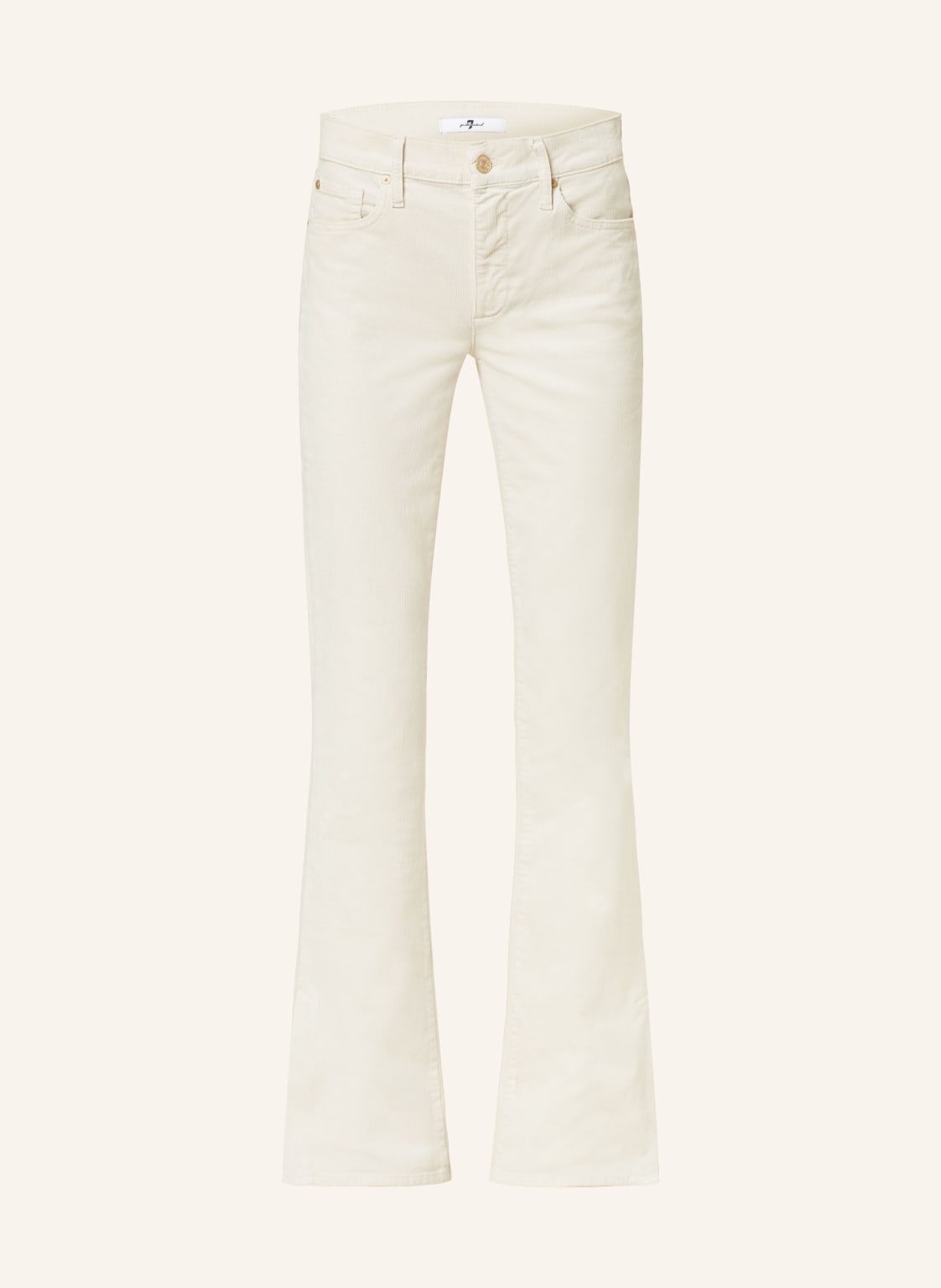 7 For All Mankind Bootcut-Hose Aus Cord weiss 7 For All Mankind Bootcut-Hose Aus Cord weiss von 7 For All Mankind