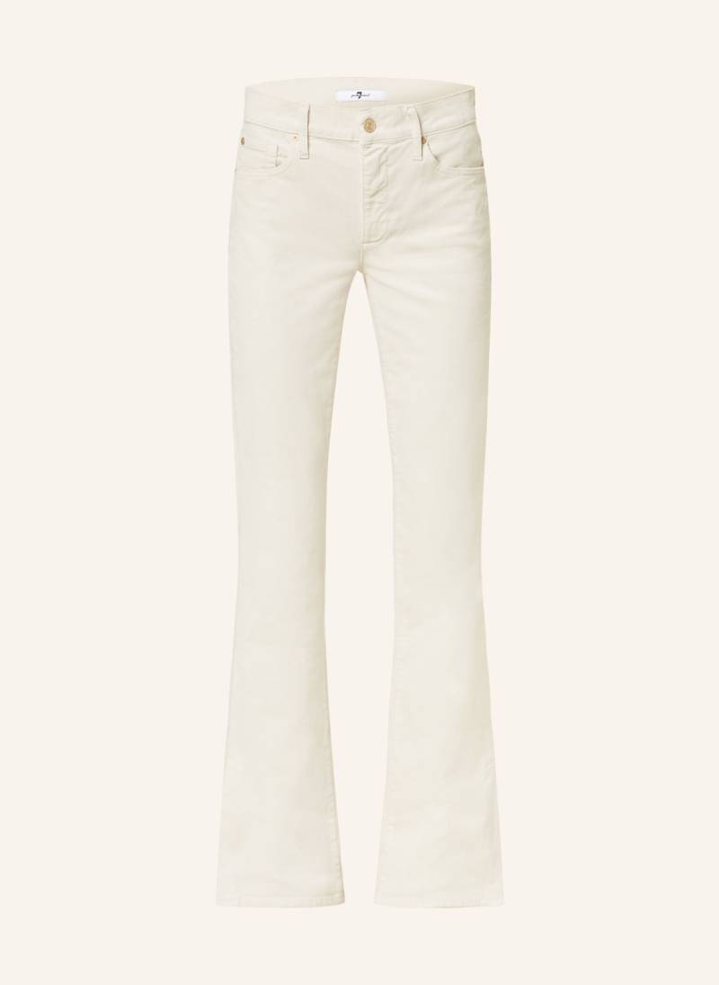 7 For All Mankind Bootcut-Hose Aus Cord weiss von 7 For All Mankind