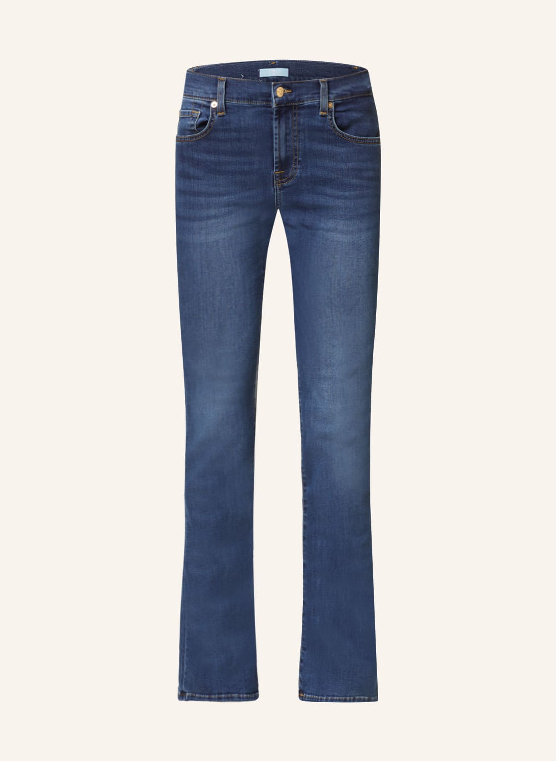 7 For All Mankind Bootcut Jeans Bair blau von 7 For All Mankind