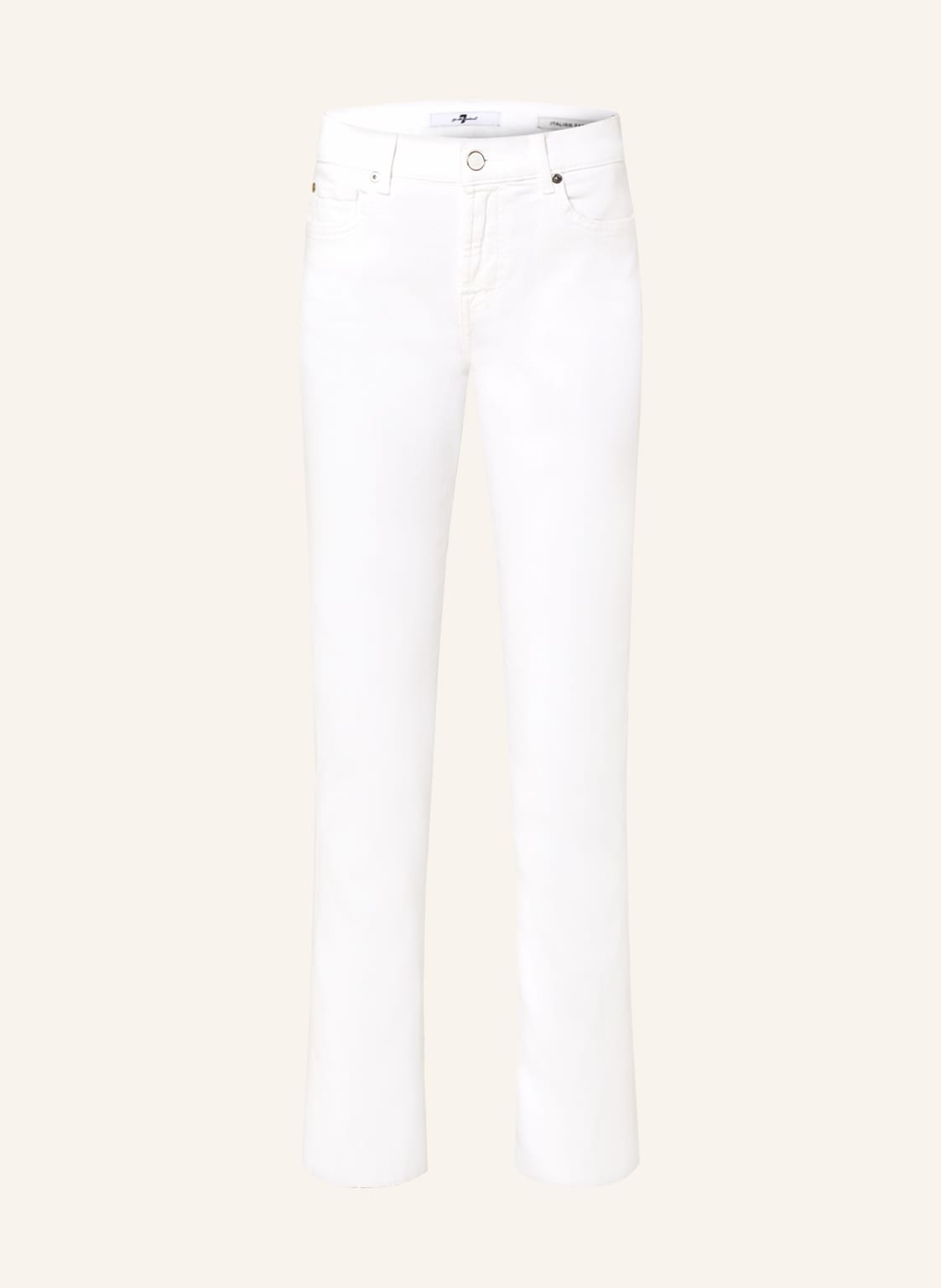 7 For All Mankind Bootcut Jeans Tailorless weiss von 7 For All Mankind