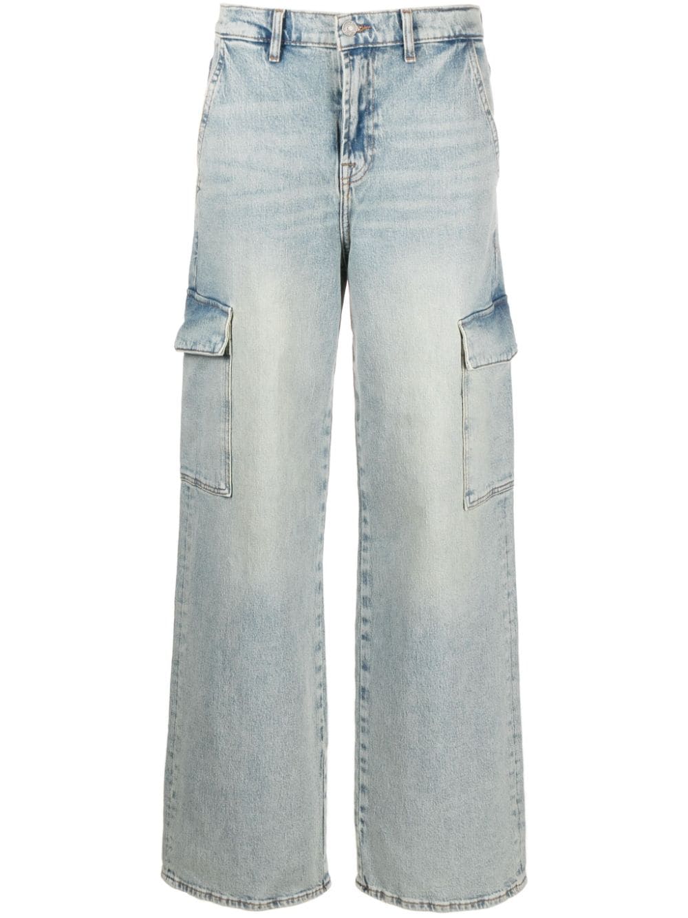 7 For All Mankind Cargo Scout wide-leg jeans - Blue von 7 For All Mankind