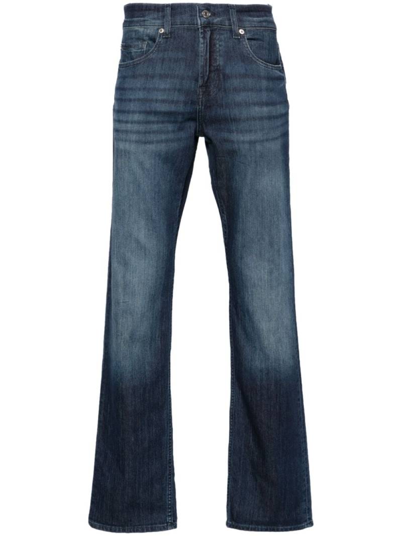 7 For All Mankind Headway mid-rise straight-leg jeans - Blue von 7 For All Mankind