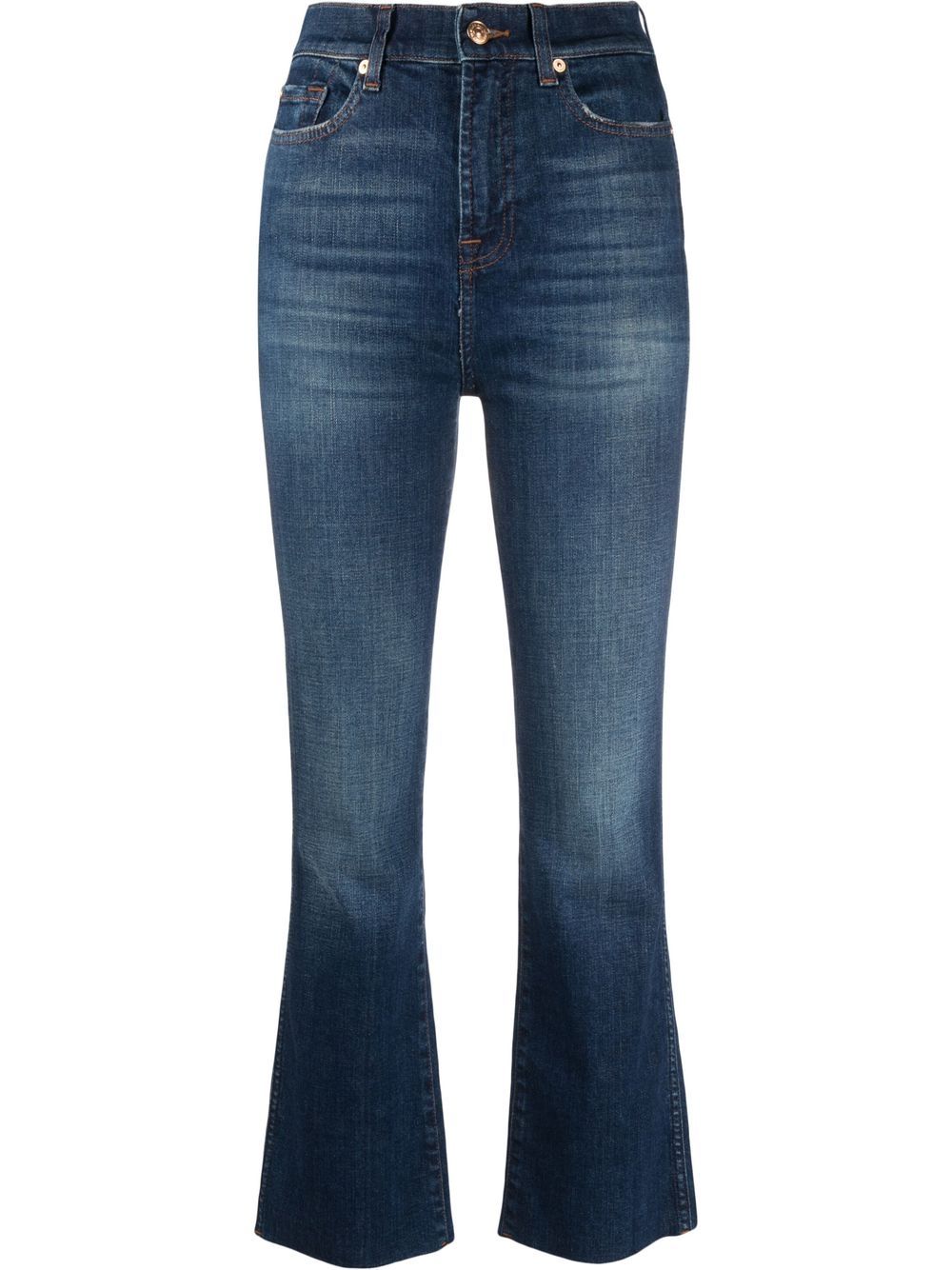 7 For All Mankind Illusion Force slim kick jeans - Blue von 7 For All Mankind