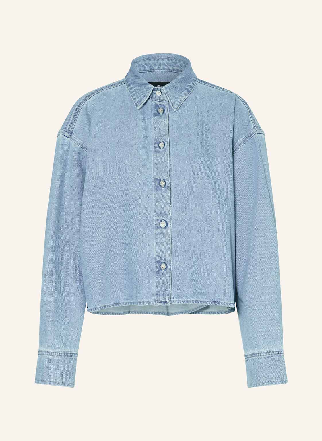 7 For All Mankind Jeans-Overshirt Nina blau von 7 For All Mankind