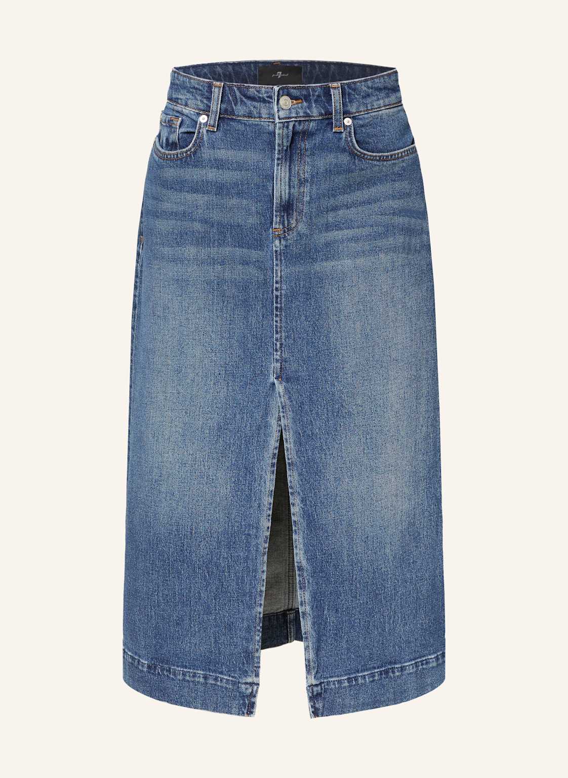 7 For All Mankind Jeansrock Amber blau von 7 For All Mankind