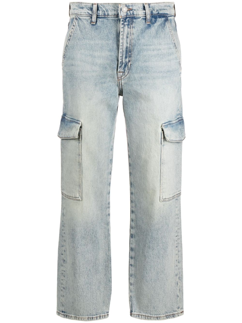 7 For All Mankind Logan mid-rise straight-leg jeans - Blue von 7 For All Mankind