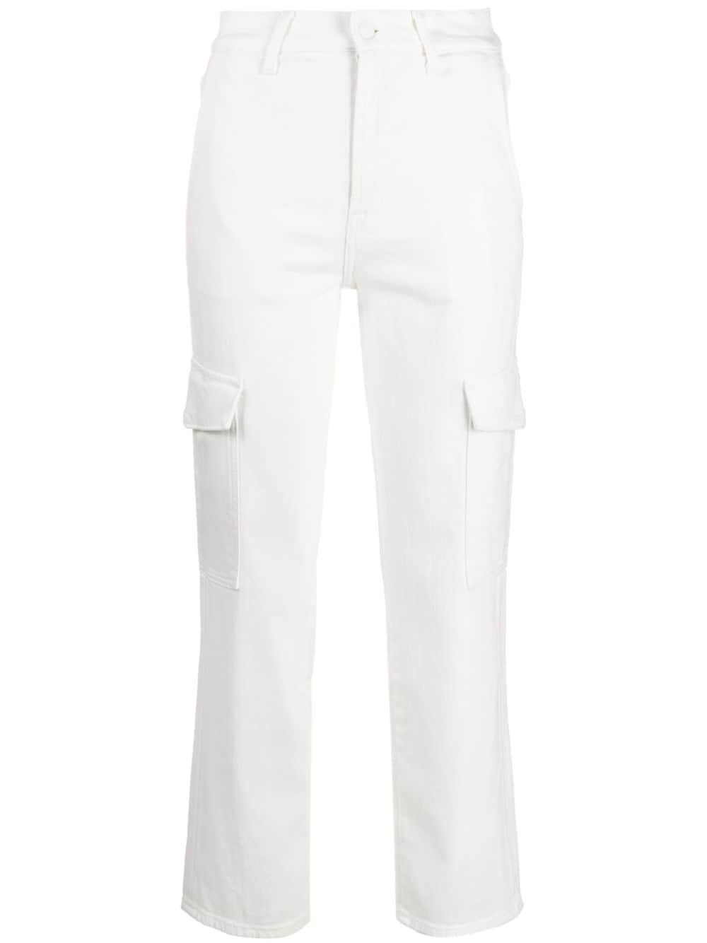 7 For All Mankind Logan straight-leg cargo trousers - White von 7 For All Mankind