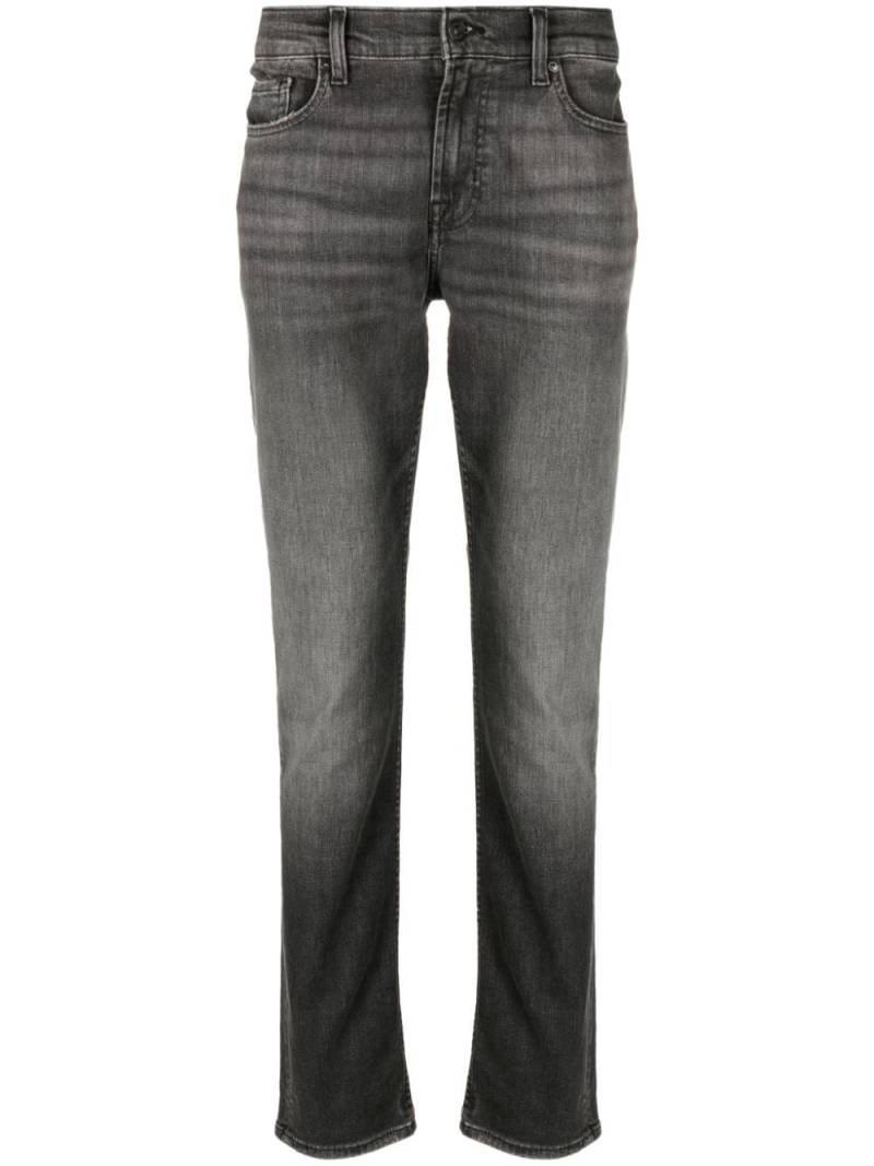 7 For All Mankind Paxtyn Stretch Tek Cycle slim-leg jeans - Black von 7 For All Mankind