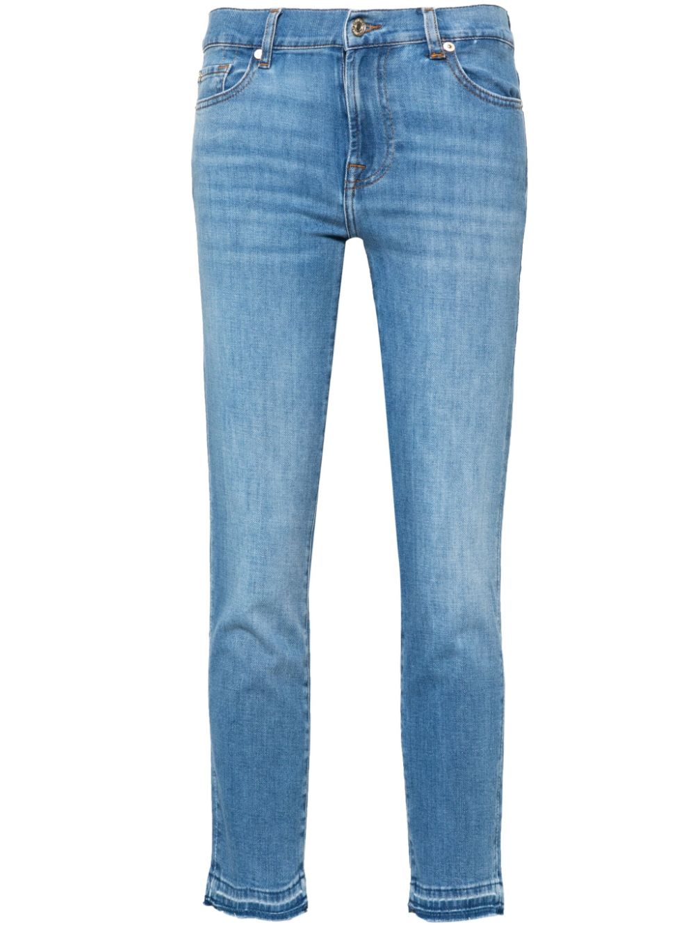 7 For All Mankind Roxanne Ankle slim-fit jeans - Blue von 7 For All Mankind