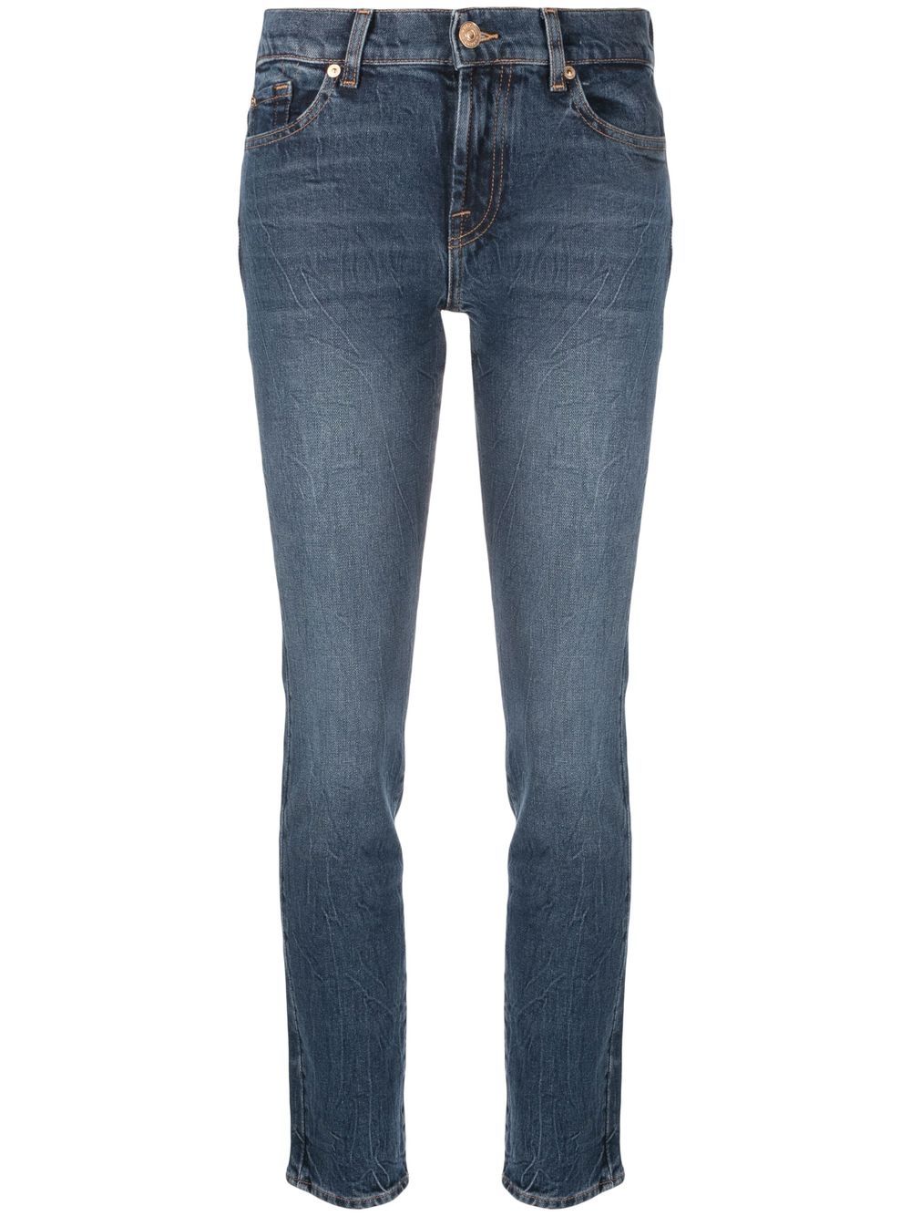 7 For All Mankind Roxanne Sideline slim-cut jeans - Blue von 7 For All Mankind