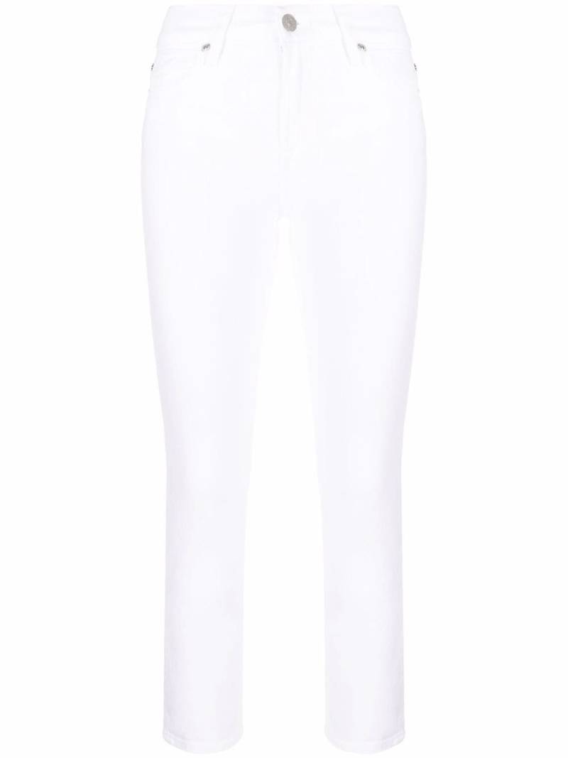 7 For All Mankind Roxanne cropped skinny jeans - White von 7 For All Mankind