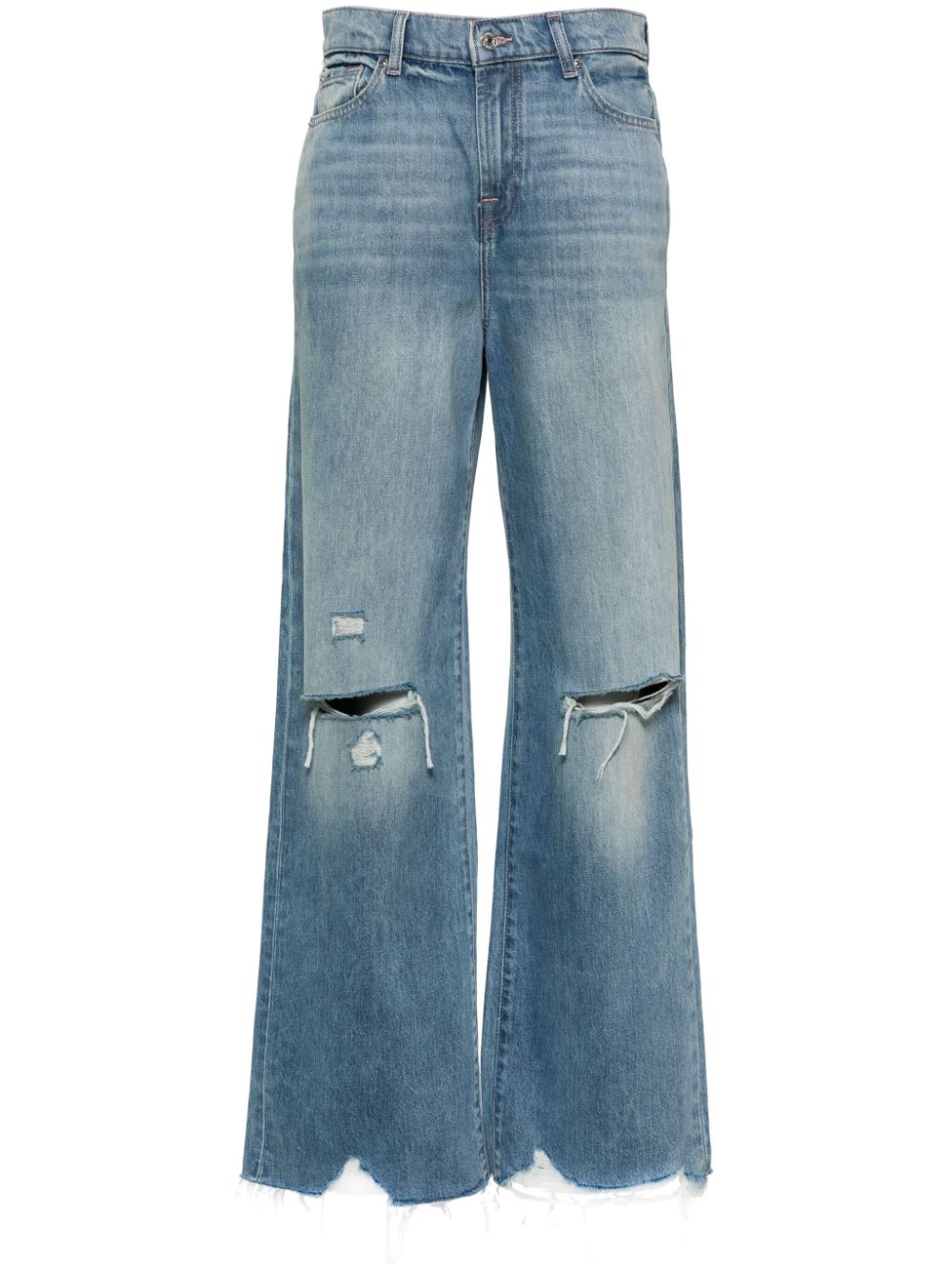 7 For All Mankind Scout Wanderlust wide-leg jeans - Blue von 7 For All Mankind