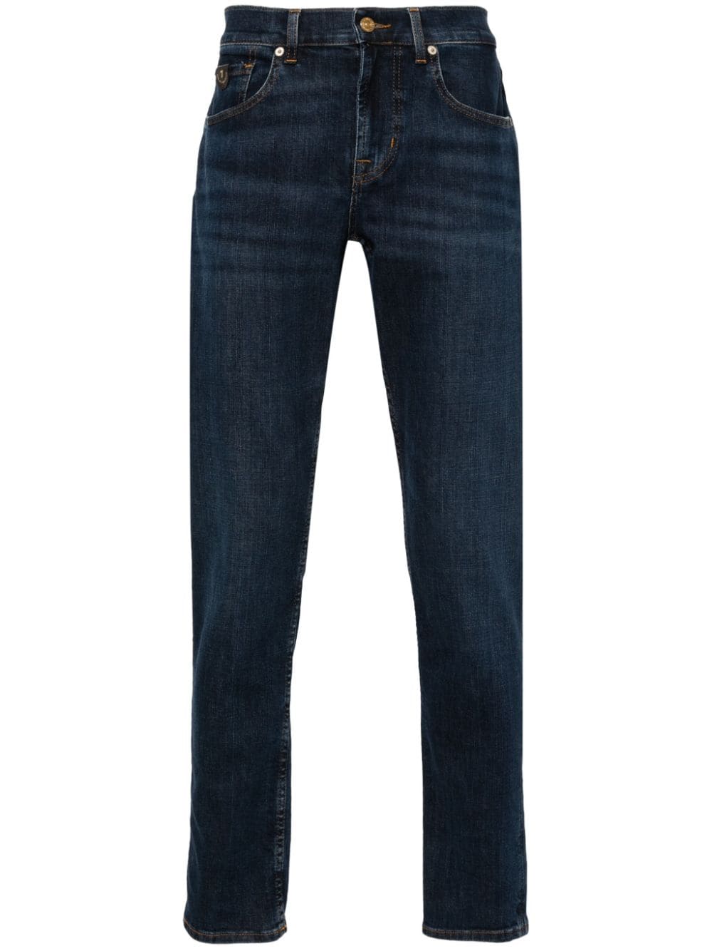 7 For All Mankind Slimmy Tapered mid-rise jeans - Blue von 7 For All Mankind