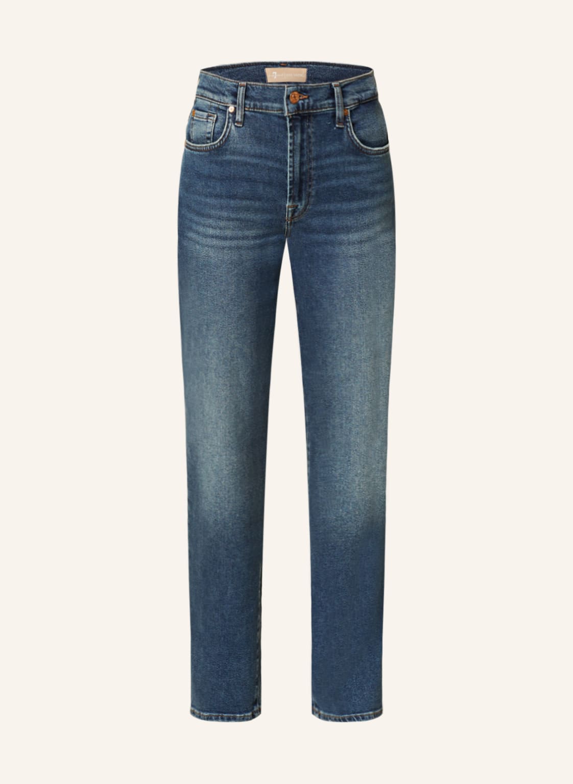 7 For All Mankind Straight Jeans Ellie blau von 7 For All Mankind
