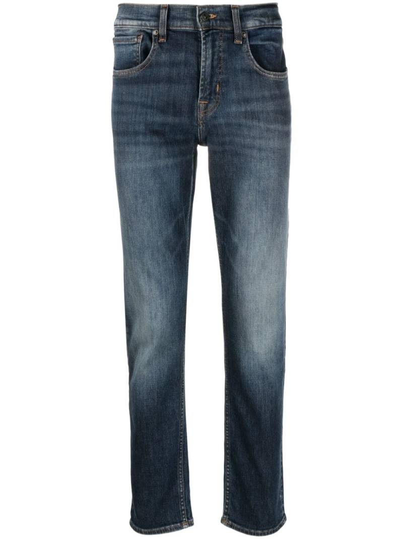 7 For All Mankind Strech Tek Succession slim-leg jeans - Blue von 7 For All Mankind