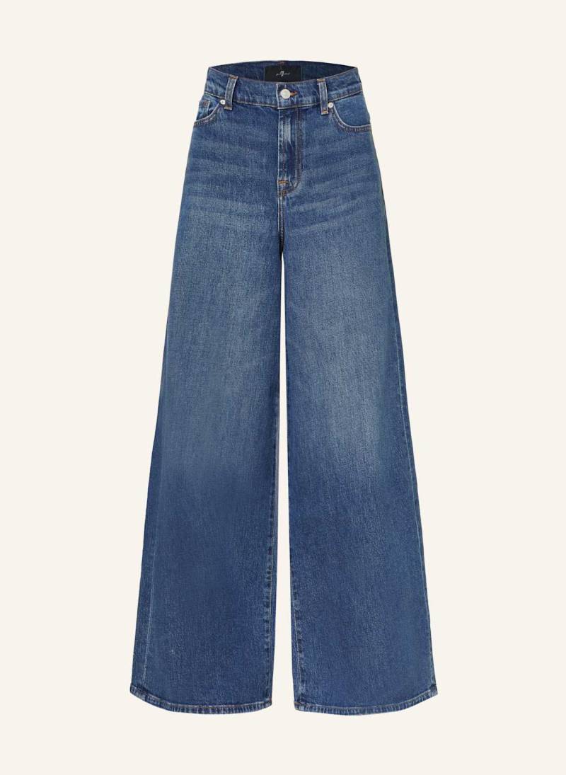 7 For All Mankind Wide Leg Jeans Marie blau von 7 For All Mankind