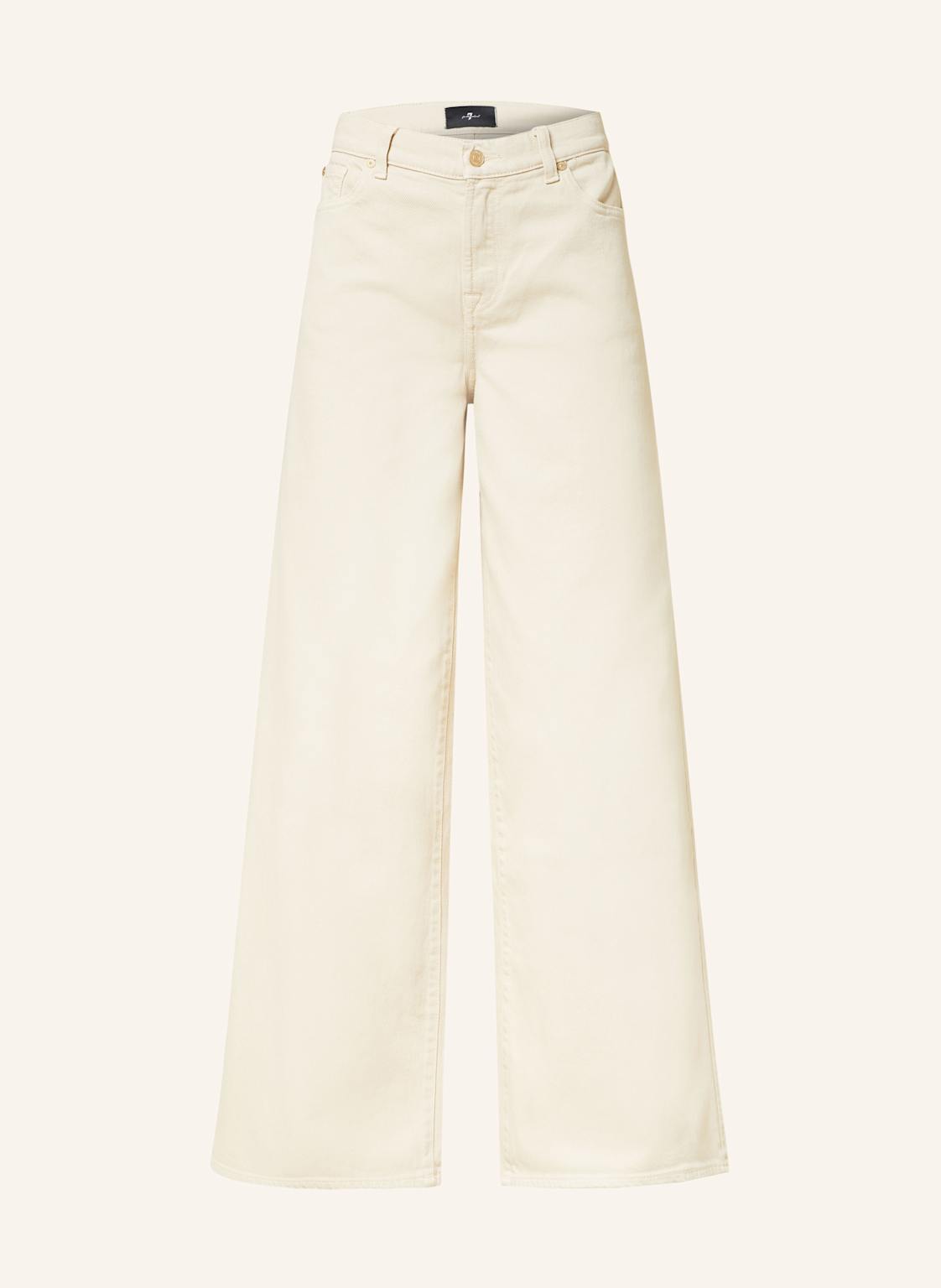 7 For All Mankind Wide Leg Jeans Marie weiss 7 For All Mankind Wide Leg Jeans Marie weiss von 7 For All Mankind