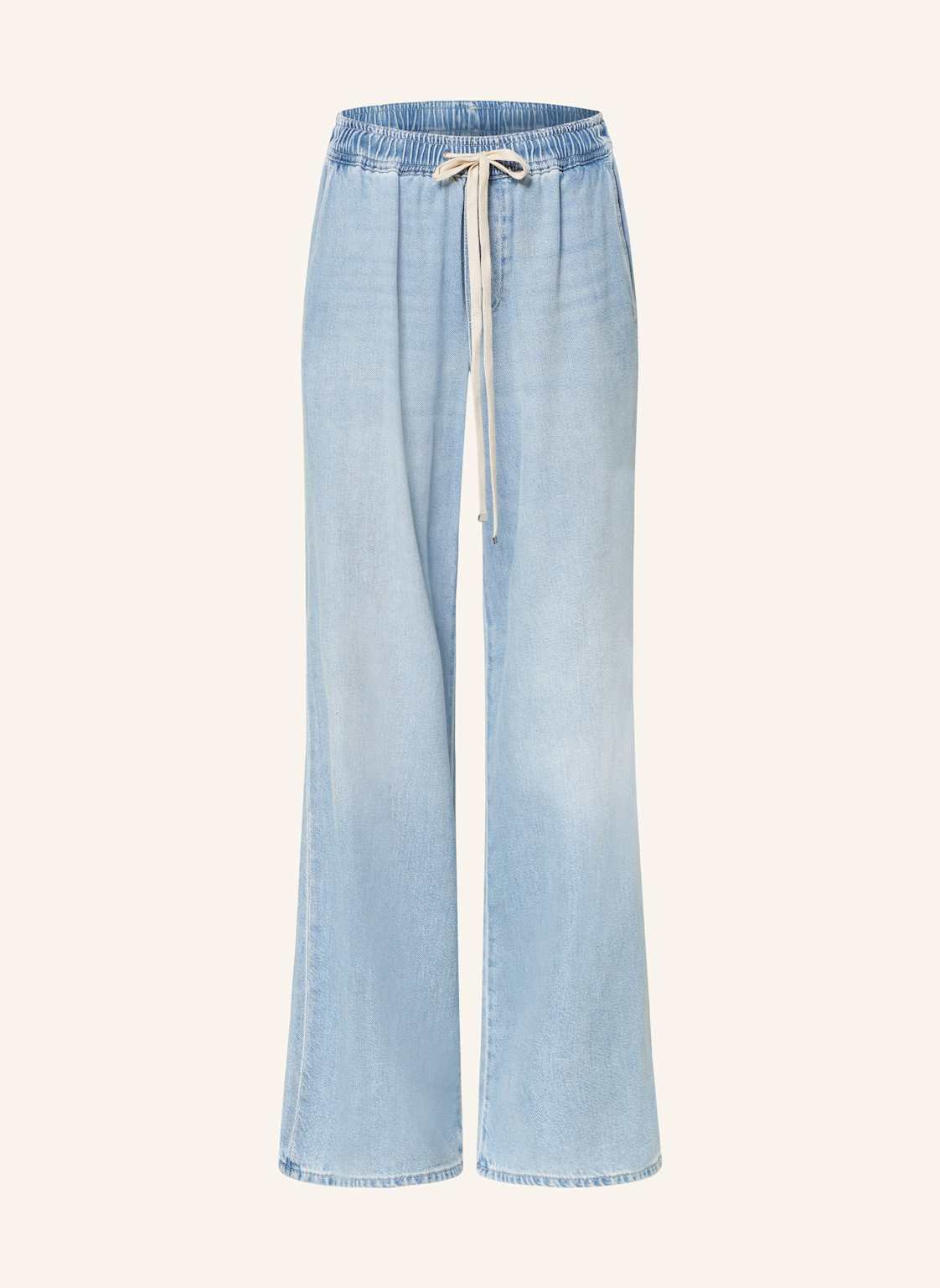 7 For All Mankind Wide Leg Jeans Pull On blau von 7 For All Mankind