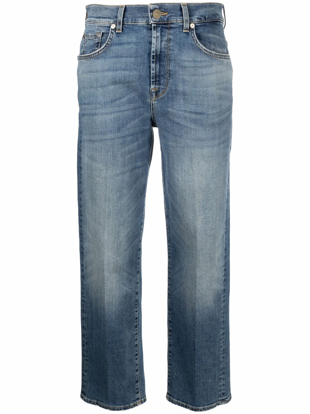 7 For All Mankind cropped leg jeans - Blue von 7 For All Mankind