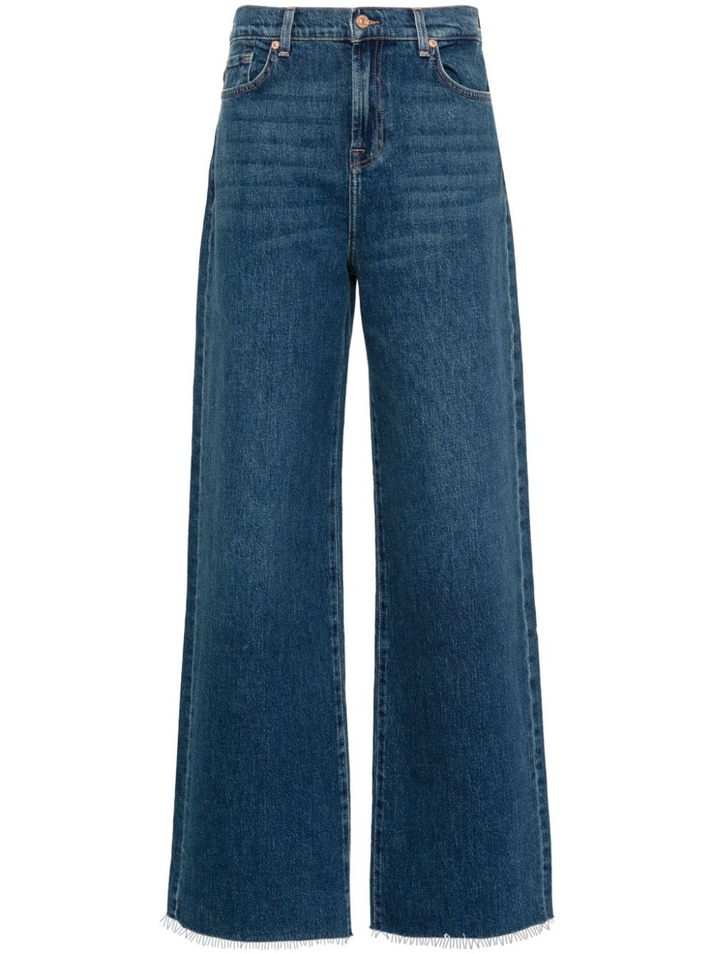 7 For All Mankind high-rise wide-leg jeans - Blue von 7 For All Mankind