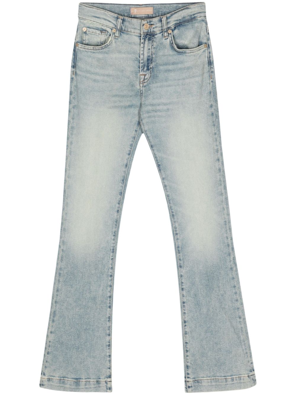 7 For All Mankind logo-patch bootcut jeans - Blue von 7 For All Mankind