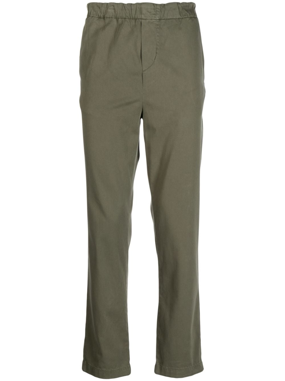 7 For All Mankind logo-patch tapered chino trousers - Green von 7 For All Mankind