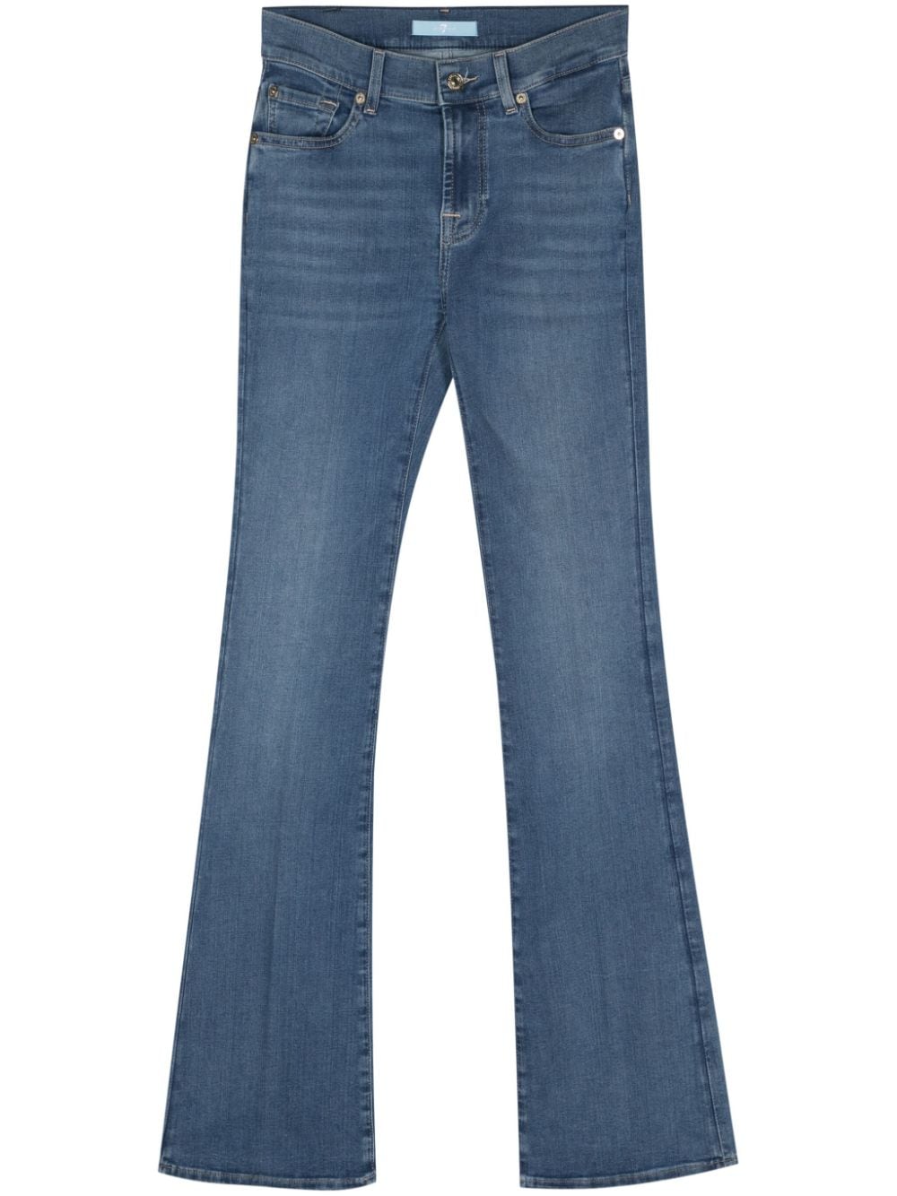 7 For All Mankind mid-rise bootcut jeans - Blue von 7 For All Mankind