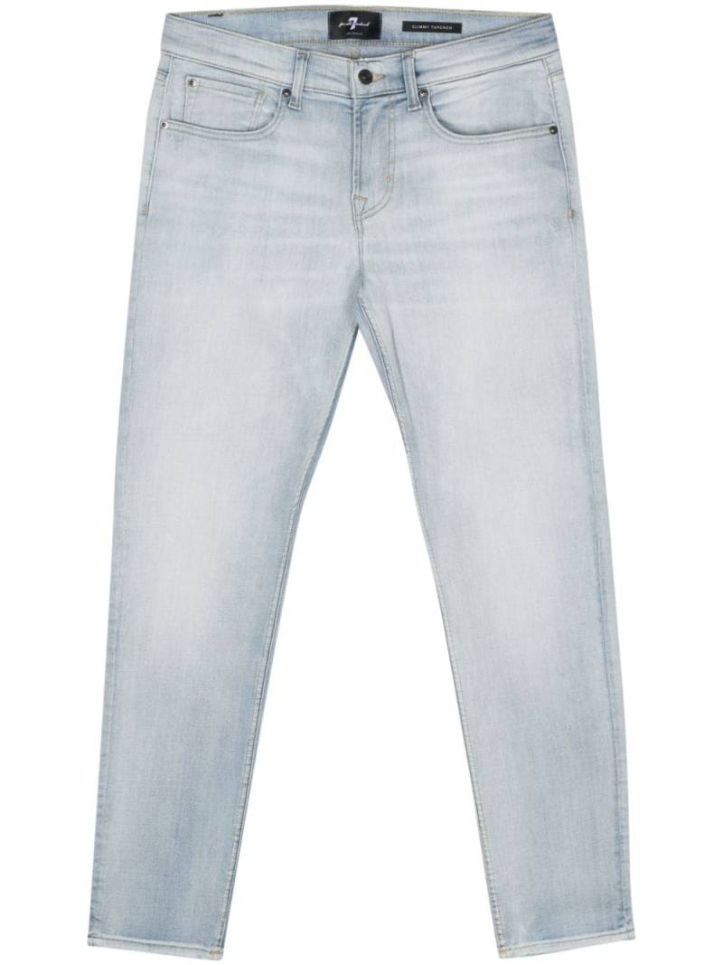 7 For All Mankind mid-rise slim-fit jeans - Blue von 7 For All Mankind