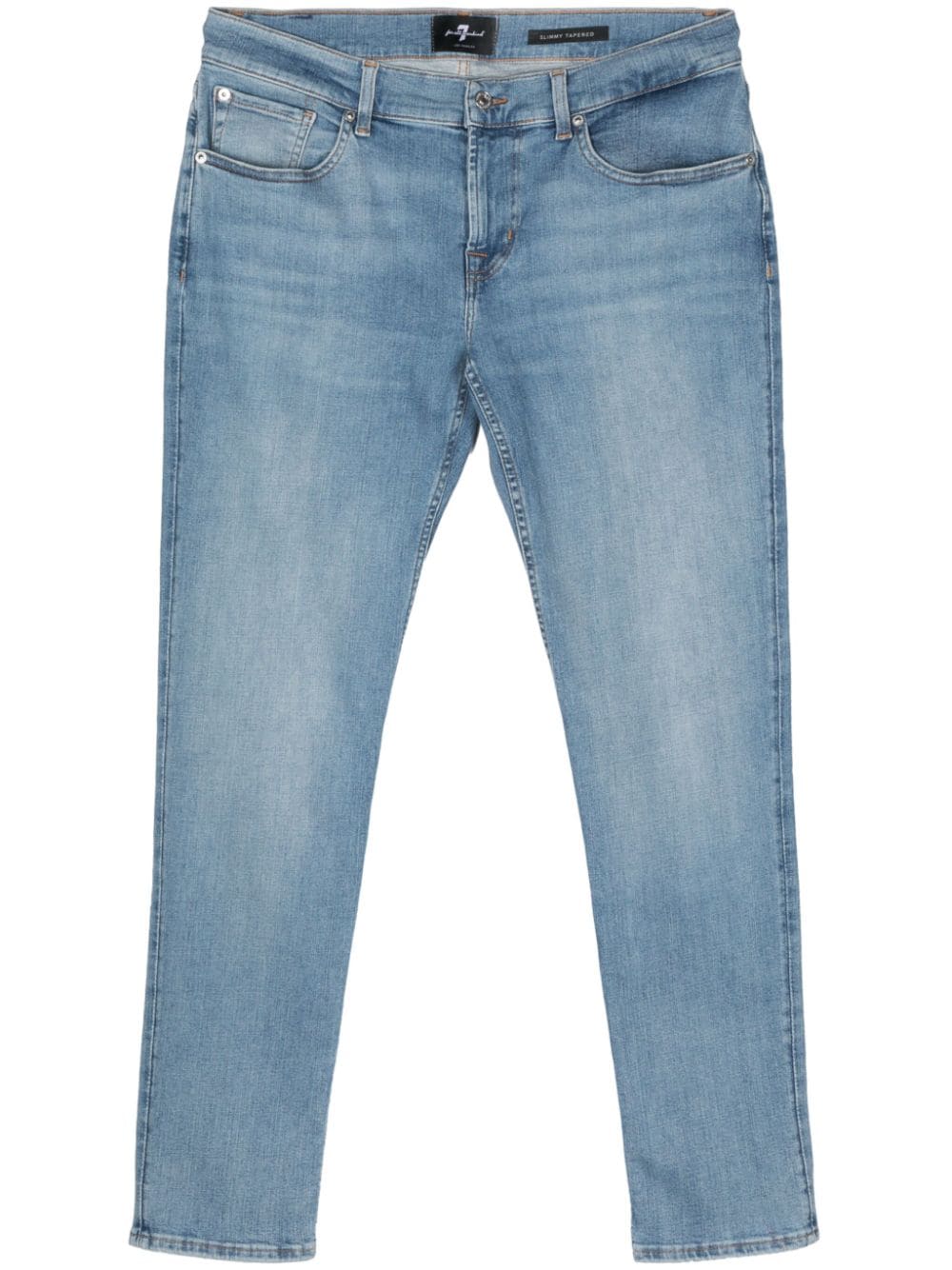 7 For All Mankind mid-rise slim-fit jeans - Blue von 7 For All Mankind