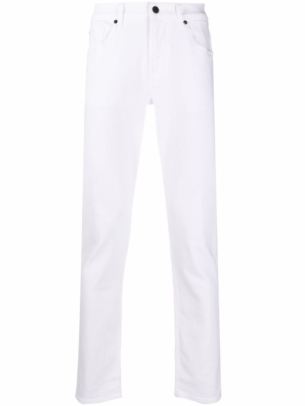 7 For All Mankind skinny-cut denim jeans - White von 7 For All Mankind