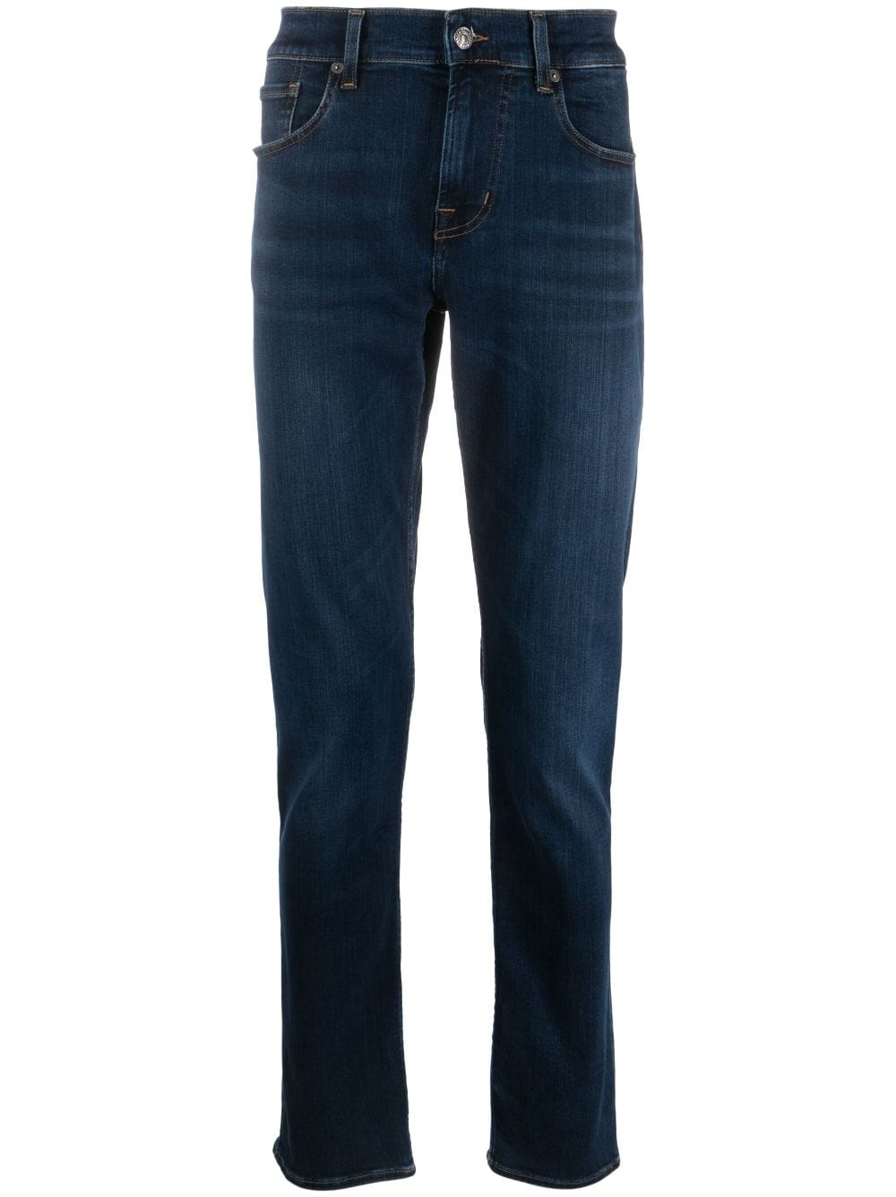 7 For All Mankind skinny tapered-leg jeans - Blue von 7 For All Mankind