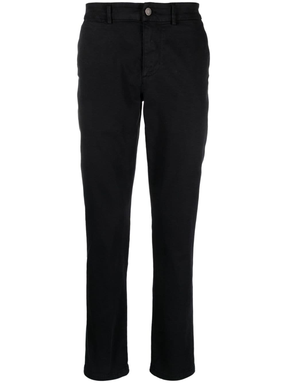 7 For All Mankind slim-leg cotton-blend chinos - Black von 7 For All Mankind