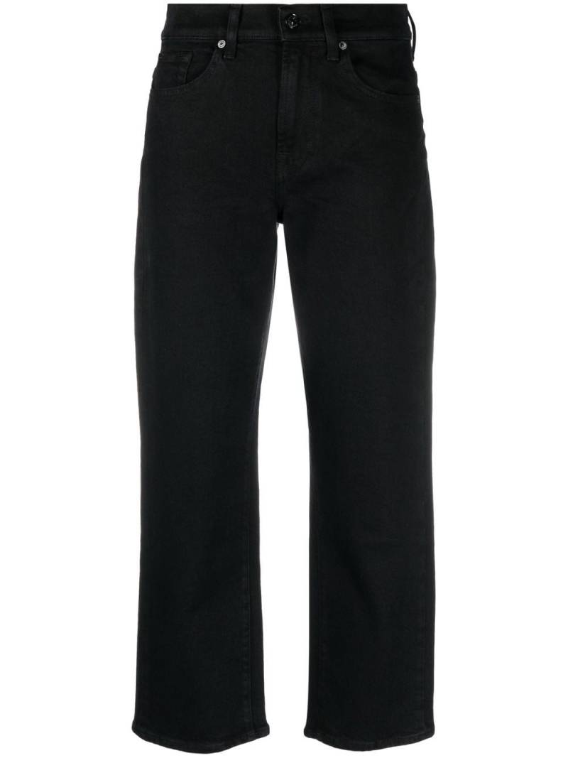 7 For All Mankind straight-leg jeans - Black von 7 For All Mankind