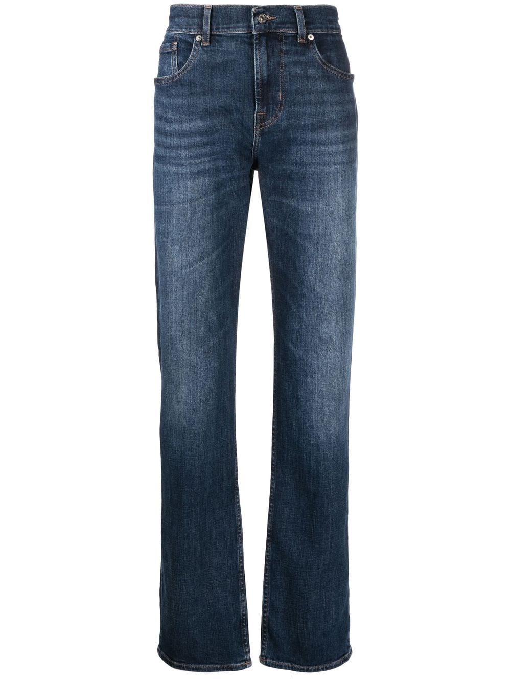 7 For All Mankind straight-leg jeans - Blue von 7 For All Mankind