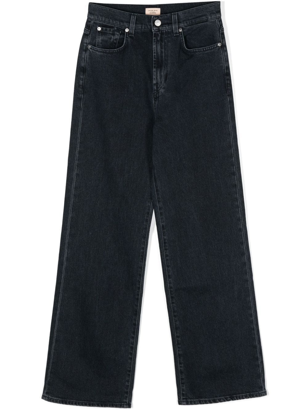 7 For All Mankind x Chiara Biasi high-rise wide-leg jeans - Blue von 7 For All Mankind