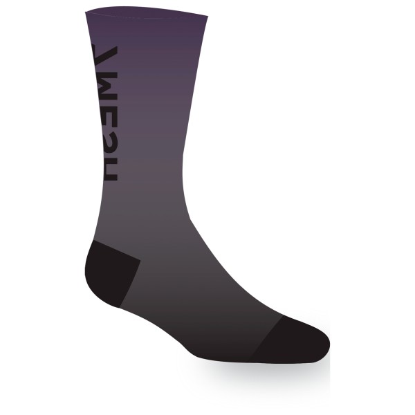 7mesh - Fading Light Sock - Velosocken Gr 39-42 grau von 7mesh