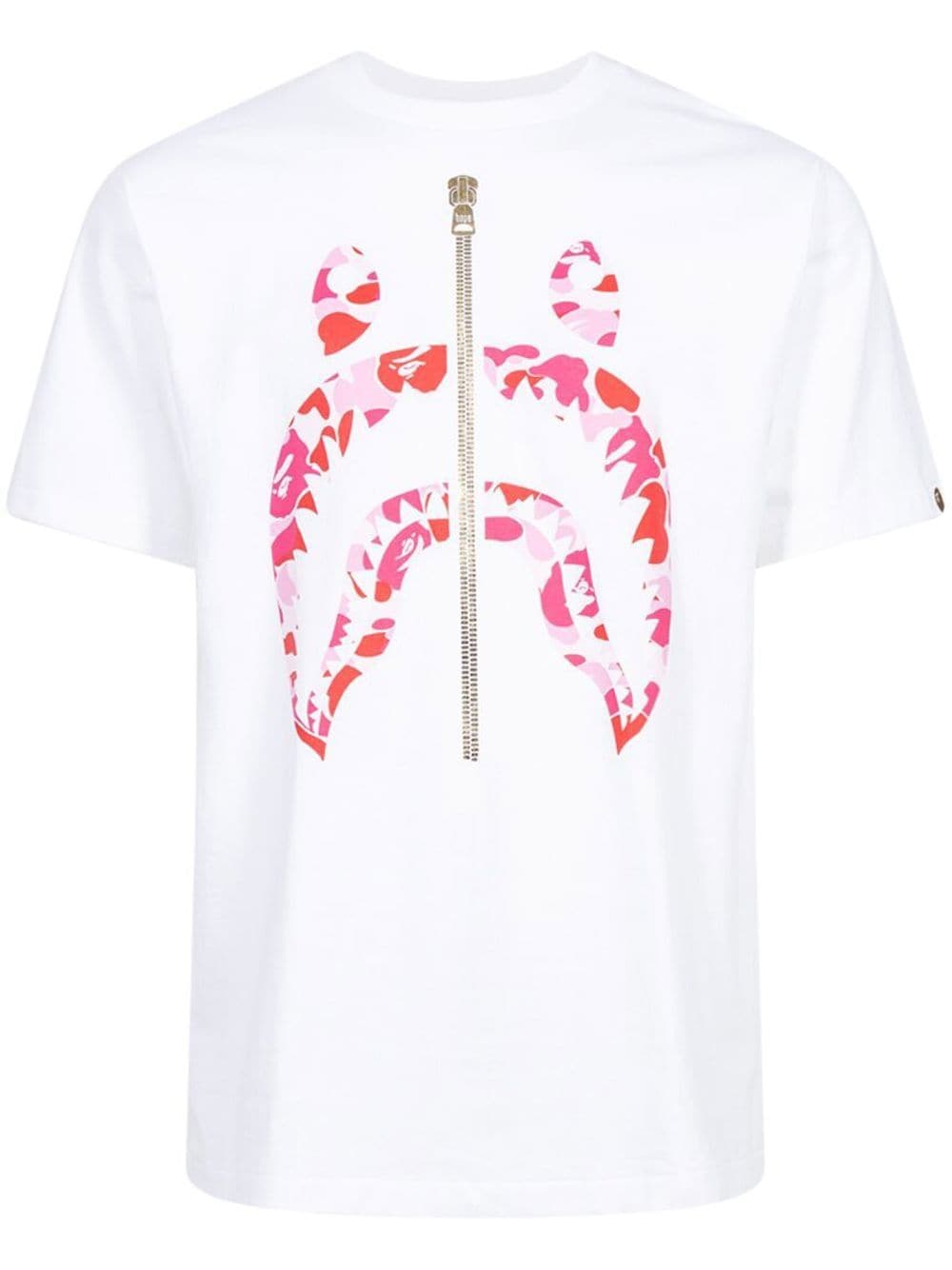 A BATHING APE® ABC Camo Shark T-shirt - White von A BATHING APE®